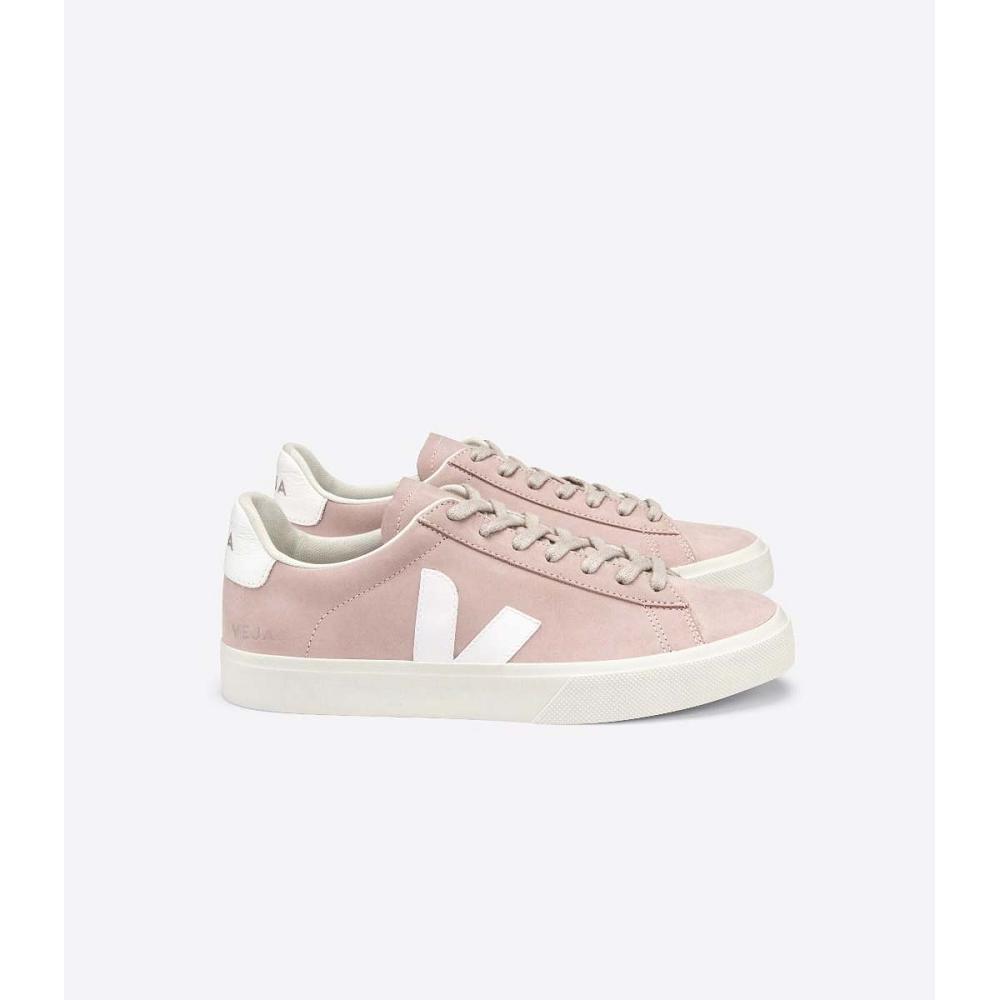 Veja CAMPO NUBUCK Women\'s Low Tops Sneakers Pink | NZ 599SGL